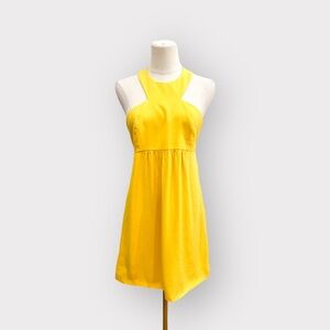 TIBI Yellow Casual Halter Dress (Sz 4)